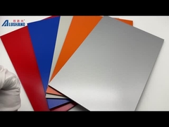 1220 X 2440MM Rose Madder Acm Συνθετικό υλικό Αδιάβροχο φύλλο 6mm Acp