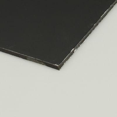 Μαύρος καφές Αλουμινίου Συνθετικό Πίνακα Για Κατασκευή Διακόσμηση κτιρίων 4MM 1.22*2.44m ACM ACP υλικό διακόσμησης τοίχων