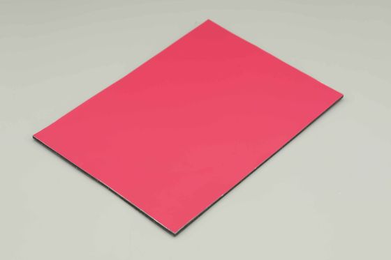 Σύνθετο πάνελ αλουμινίου 4mm Rose Red PVDF για Πρόσοψη Κτιρίου | Εξωτερική επένδυση τοίχου 0,3 χιλιοστών Δέρμα ACP Sheet Κατασκευαστής
