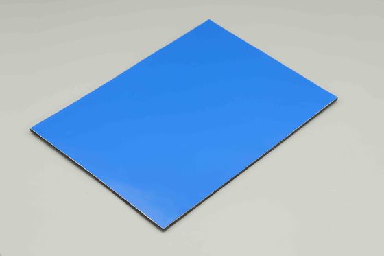4mm Sea Blue πυρίμαχο σύνθετο πάνελ αλουμινίου (ACP) για εξωτερική επένδυση & πρόσοψη κτιρίου