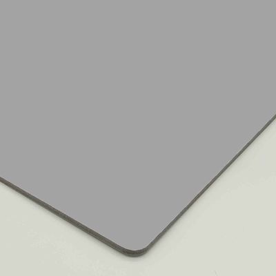 Sliver Grey PE Aluminum Composite Panel Ελαφρύ και ανθεκτικό υλικό για σύγχρονη αρχιτεκτονική Αλουμίνιο διπλό δέρμα 0,20mm