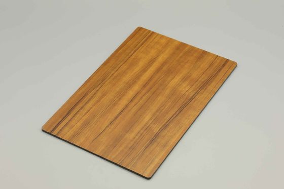 OEM Μέγεθος Γκρι ξύλινο φινίρισμα Acp φύλλα 1220MM X 2440MM ξύλινο σπόρο Acm πάνελ