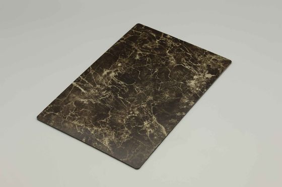 1220 X 2440MM 4MM Μαρμάρινο συνθετικό πίνακα 3mm Αλουμινίου συνθετικό
