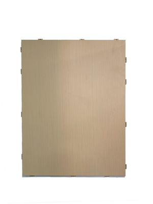 Ξύλινο πάνελ αλουμινίου με επικάλυψη φθοράνθρακα για ανθεκτικότητα τοίχου πρόσοψης και αντοχή στις καιρικές συνθήκες Επίπεδη λεία