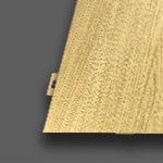 Προμηθευτές πάνελ αλουμινίου καφέ Προσαρμοσμένα σχήματα Τοίχος πρόσοψης αλουμινίου με επικάλυψη φθοράνθρακα