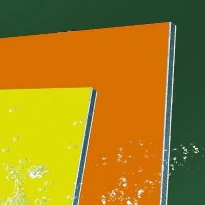 PE σύνθετο πάνελ αλουμινίου 3mm 6mm για διακόσμηση τοίχων κτιρίων